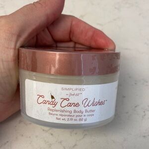 Young Living Candy Cane Wishes Replenishing Body Butter - Rose Gold and White